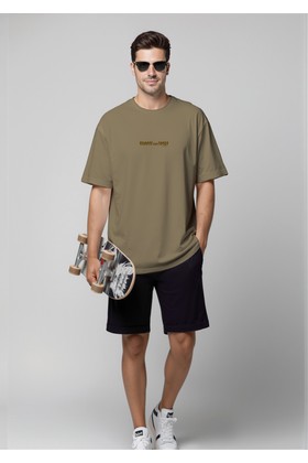 Camiseta Oversized - Palha