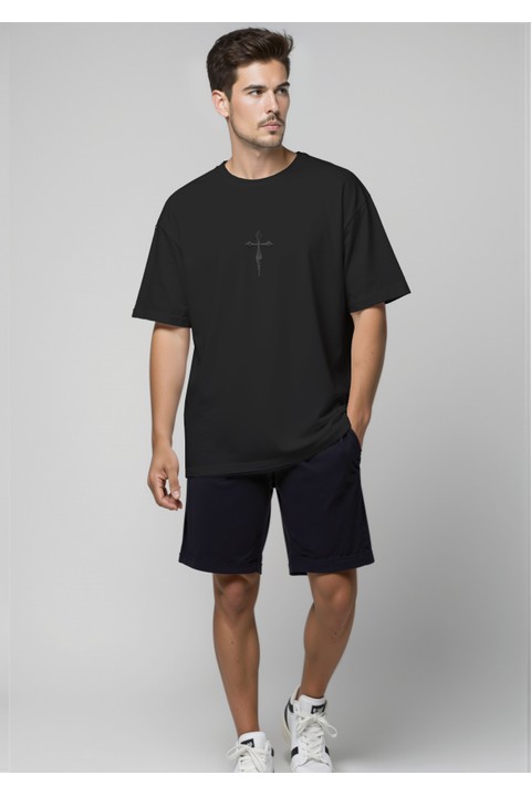 Camiseta Oversized - Preto