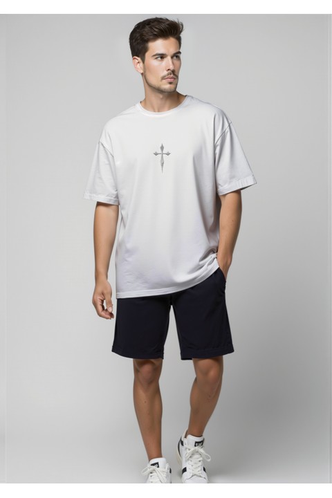 Camiseta Oversized - Branco