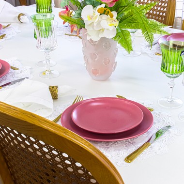 Prato Sobremesa Color Blush