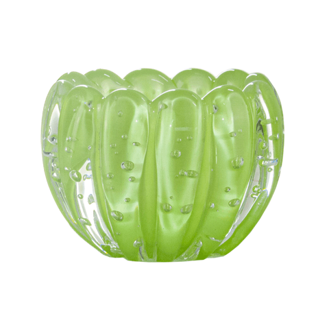 Cachepot Murano Liceu Pp Verde Lima