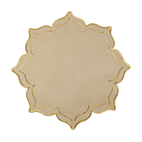 Jogo Americano Redondo Avulso Laura Dupla Face