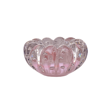 Cachepot Castiçal Murano Morterone Jade Rosa