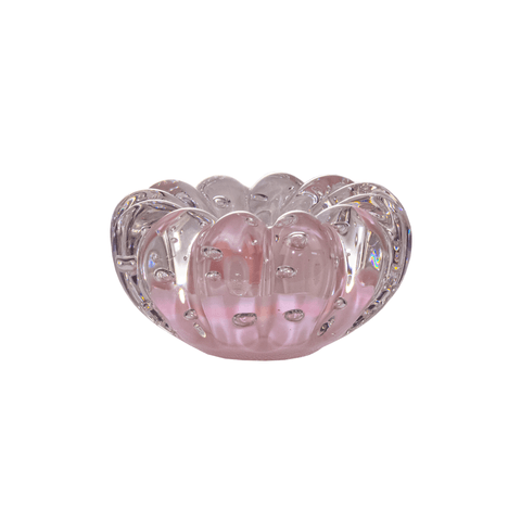 Cachepot Castiçal Murano Morterone Jade Rosa