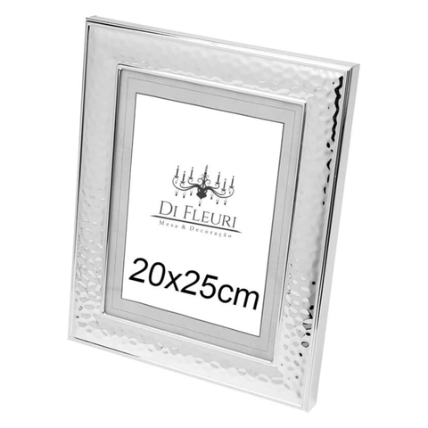 Porta Retrato Aço Inox Waves 20x25cm