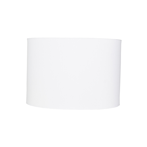 Cupula Abajur Cilindrica 30x20cm Branca