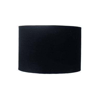 Cupula Abajur Cilindrica 30x20cm Preto