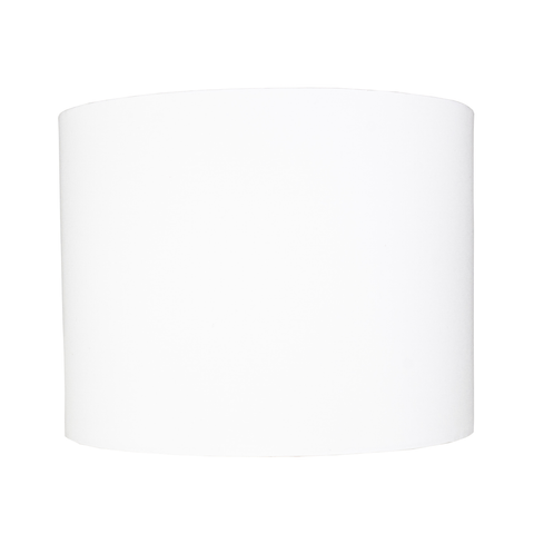 Cupula Abajur Cilindrica 40x30cm Branco