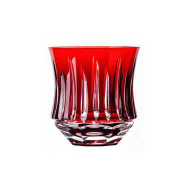 Copo Cristal Lapidado 66 Whisky Vermelho 325ml