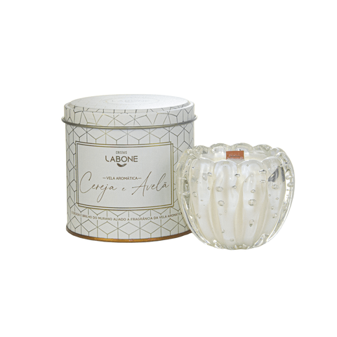 Vela Aromatica Murano Delicato Cristal