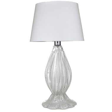 Abajur Murano La Pigna Quartzo Perola