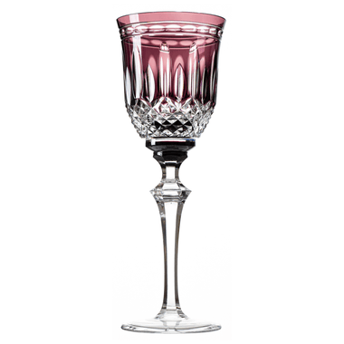 Taça Cristal Lapidado 68 P/Agua Ametista Mozart 350ml