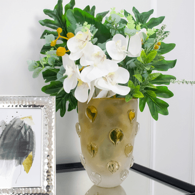 Vaso Murano Lamore Ambar