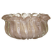Centro de Mesa Murano Nice Jade Rosa com Ouro 24k