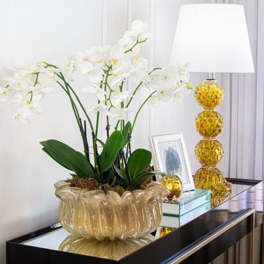 Centro de Mesa Murano Nice Champagne