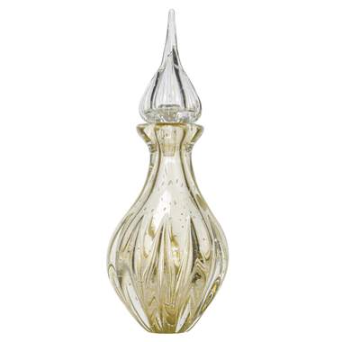 Garrafa Murano Licoreira Cristal com Ouro 24k