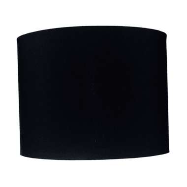 Cupula Abajur Cilindrica 40x30cm Preto