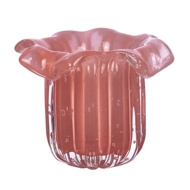 Vaso Murano Salvador P Quartzo Rose