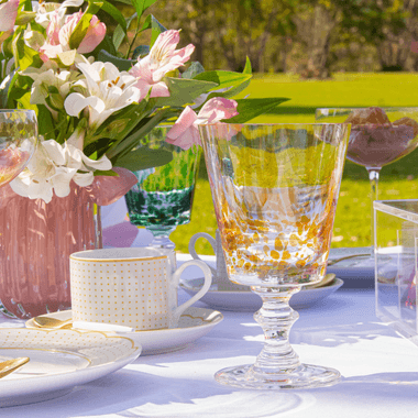 Taça de Cristal P/água For Fun Amarelo