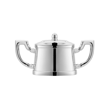 Açucareiro Prata Oval C/Cordão Liso St James