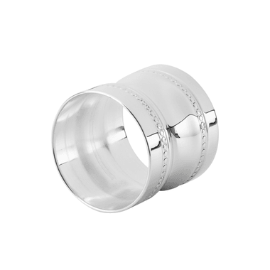 Kit 6 Argolas de Guardanapo Prata St James