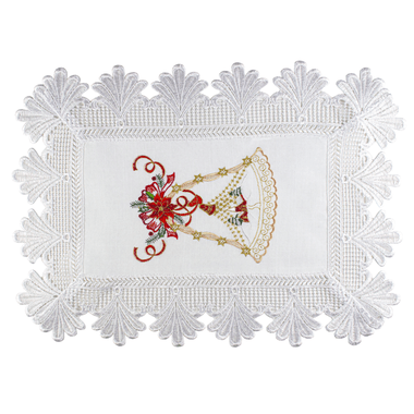 Jogo Americano Retangular Avulso Sino de Natal