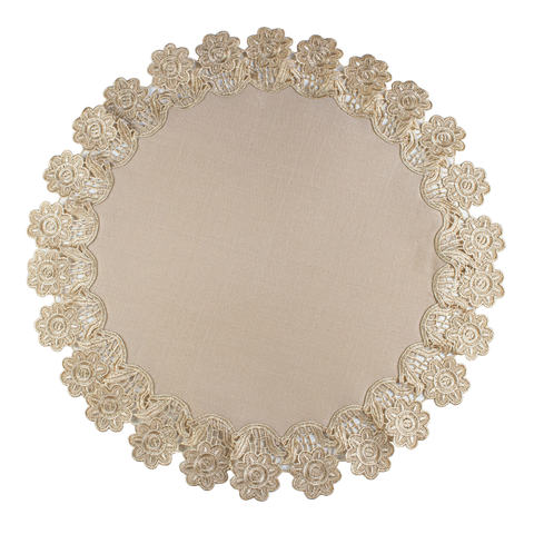 Jogo Americano Redondo Avulso Lari