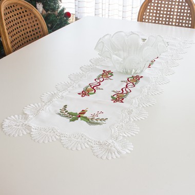 Trilho de Mesa Arranjo de Natal - 1,80 Cm