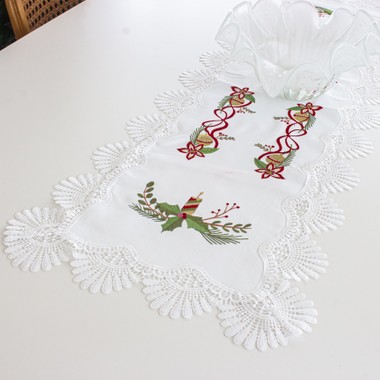 Trilho de Mesa Arranjo de Natal - 1,40 Cm