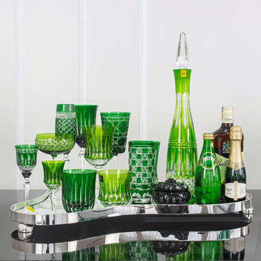 Licoreira Cristal Lapid 68 Verde Claro