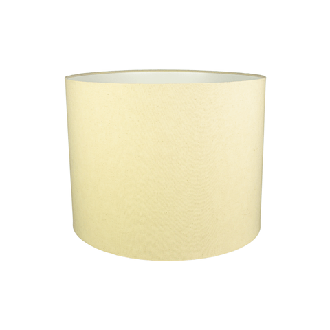 Cupula Abajur Cilindrica 30x20cm Cru Natural