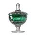 Compoteira de Cristal Lapid 15 Verde Escuro