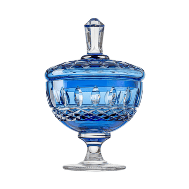 Compoteira de Cristal Lapid 15 Azul Claro