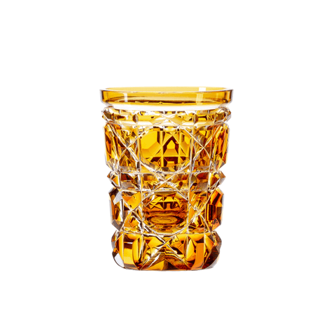 Copo de Cristal Lapidado 95 P/Licor 75ml Amarelo