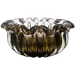 Centro de Mesa Murano Nice Onix com Ouro 24k