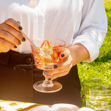 Taça de Cristal P/Sobremesa For Fun Colorida