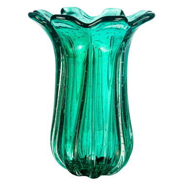 Vaso Murano Everest G Verde Folha