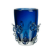 Vaso Murano Meridian Azul Marinho