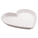 Travessa de Cerâmica Coração Branco Grande