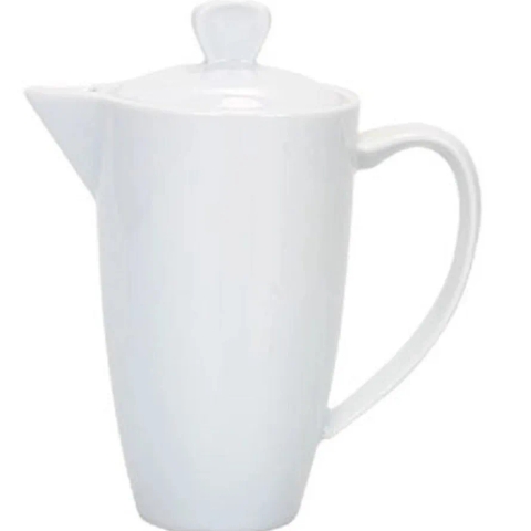 Bule Porcelana Branco para Café Versa