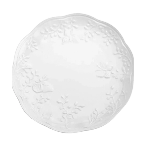 Prato Raso de Porcelana Butterfly Flower