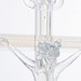 Crucifixo  Murano Cristal com Ouro 24k