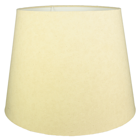 Cupula Abajur Cônica 40x30cm Cru Natural