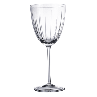 Taça de Cristal Lapidado 10 P/água Incolor