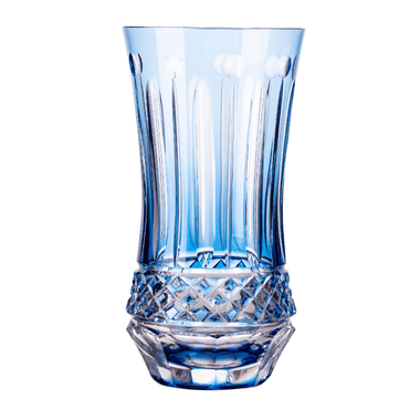 Copo Cristal Lapidado 69 Long Azul Claro Claro 400ml