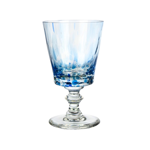 Taça de Cristal P/água For Fun Azul Claro