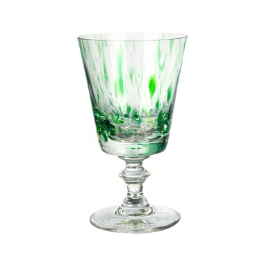 Taça de Cristal P/água For Fun Verde Escuro