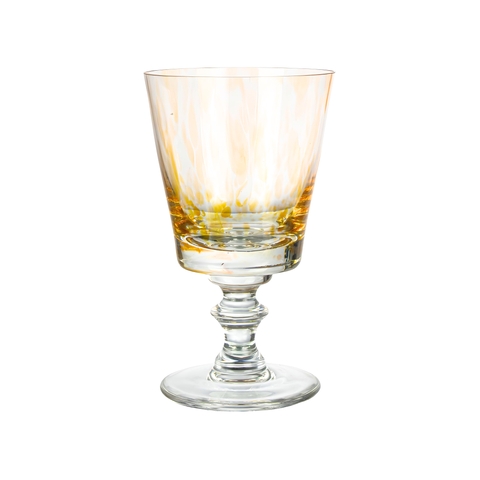 Taça de Cristal P/água For Fun Amarelo