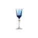 Taça Cristal Lapidado 66 Serenata Licor 110ml Azul Claro