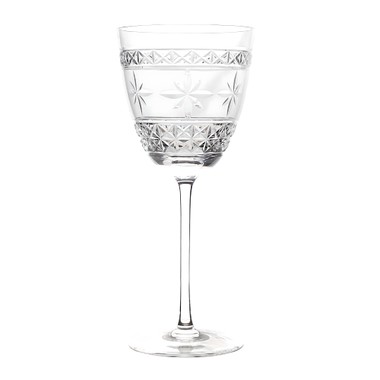 Taça Cristal Lapidado 31 P/ Vinho Tinto Incolor 335ml